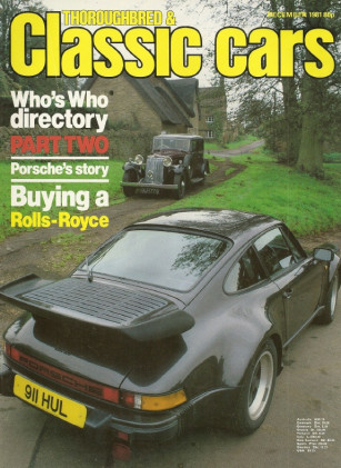 THOROUGHBRED & CLASSIC CARS 1981 DEC - PORSCHE STORY